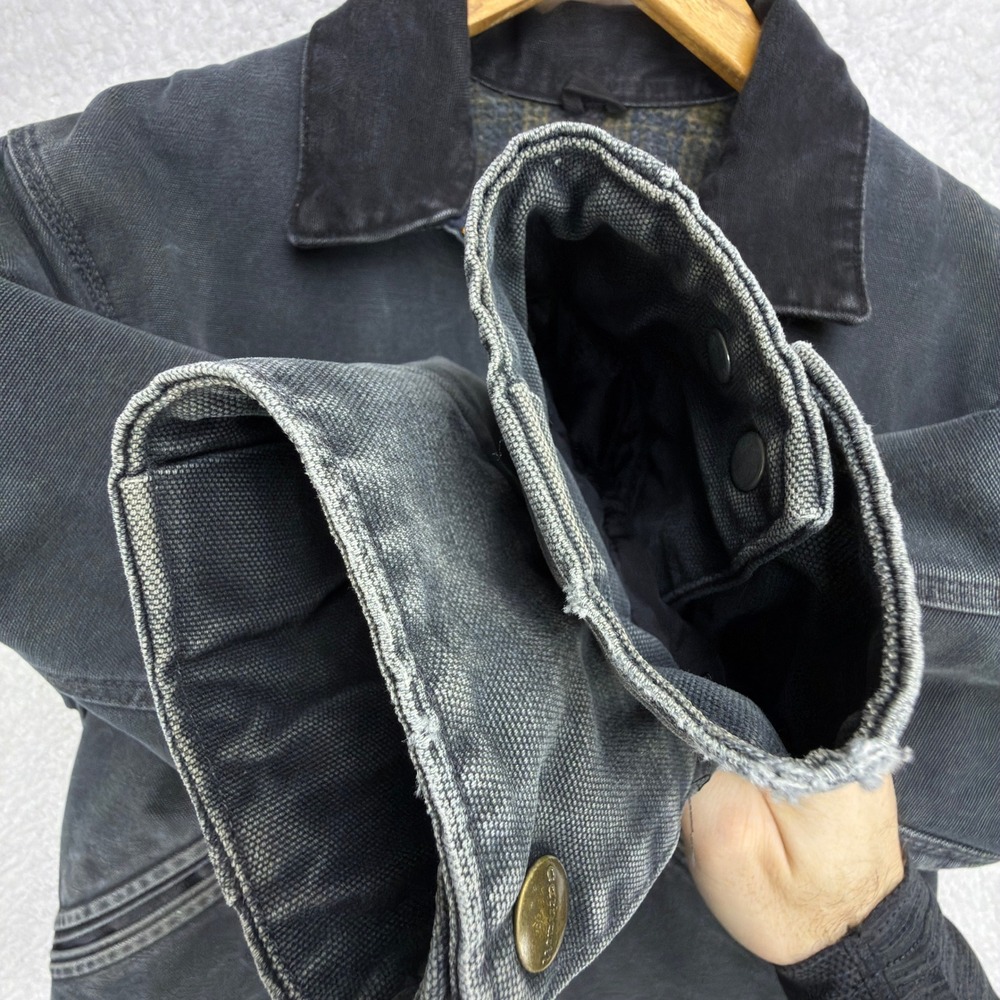 Carhartt Detroit Jacket Blanket Lined Mens Medium J97 PTL Petrol Gray - Picture 11 of 16